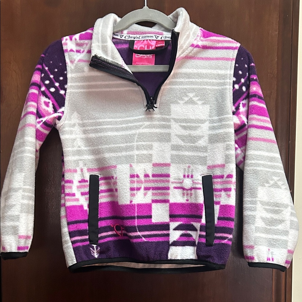 Chaps Kids' Pink and White Patterned Sweatshirt